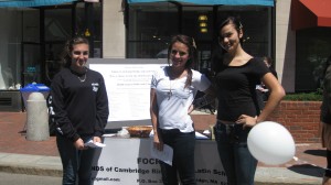 Students working at the FOCRLS MayFair Table 2011